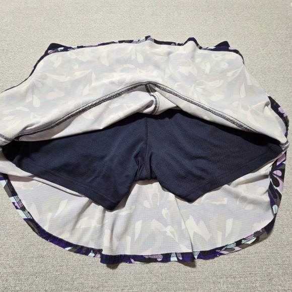 Title Nine Skort Purple Floral‎ Athletic Skirt Shorts Tennis Athletic Women's XL - Picture 2 of 7